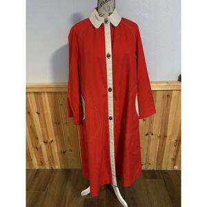 Vintage 1960s Richard Barr Funky Oversized Mod Red Jacket